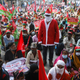 Farm unions in Mumbai held a protest in solidarity with protesting farmers at Delhi borders.